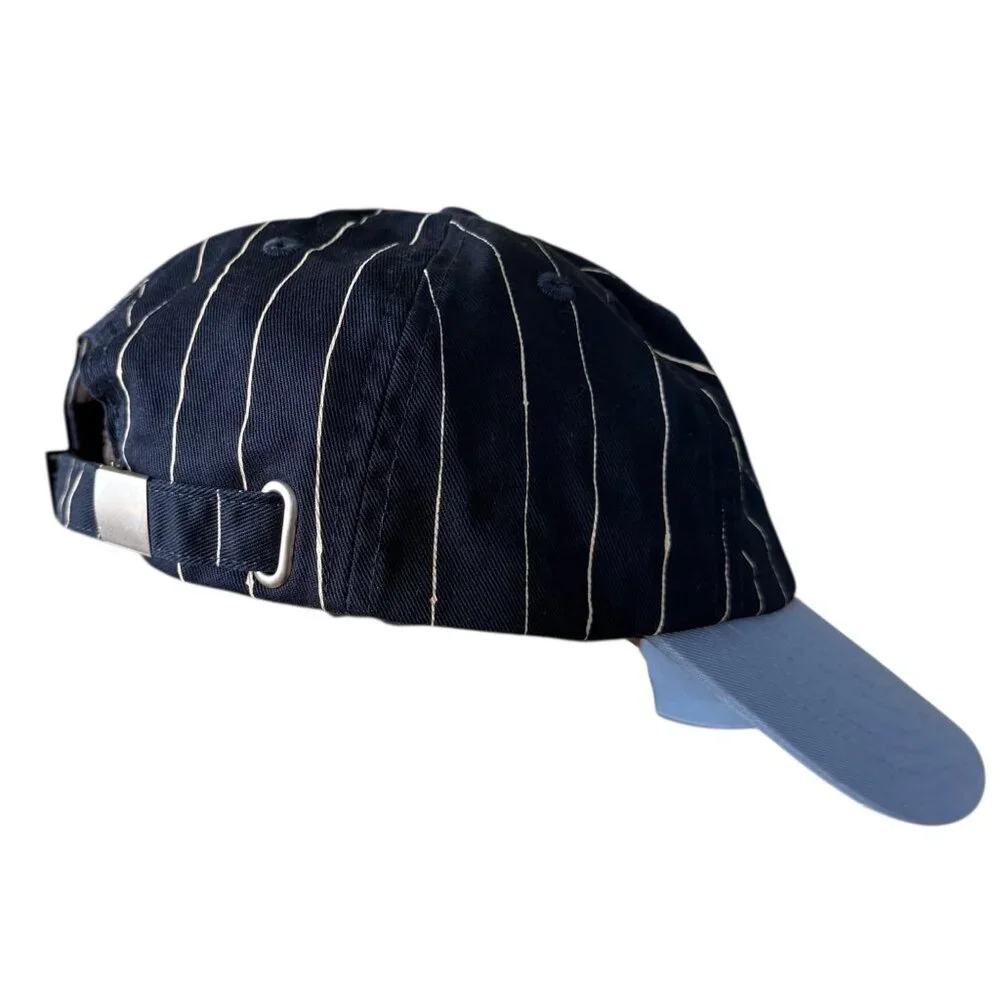 FILA x Bandier Womens Stripe Baseball‎ Cap Navy One Size Streetwear Blokette